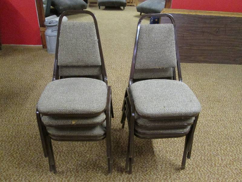 lot 104 image: Brown Restaurant  Bar Chairs