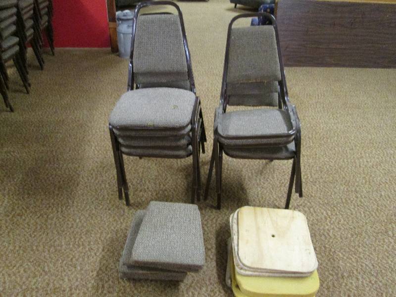 lot 108 image: Brown Restaurant  Bar Chairs