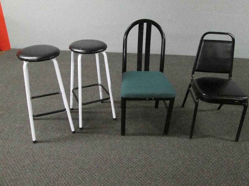 lot 125 image: Chairs & Stools