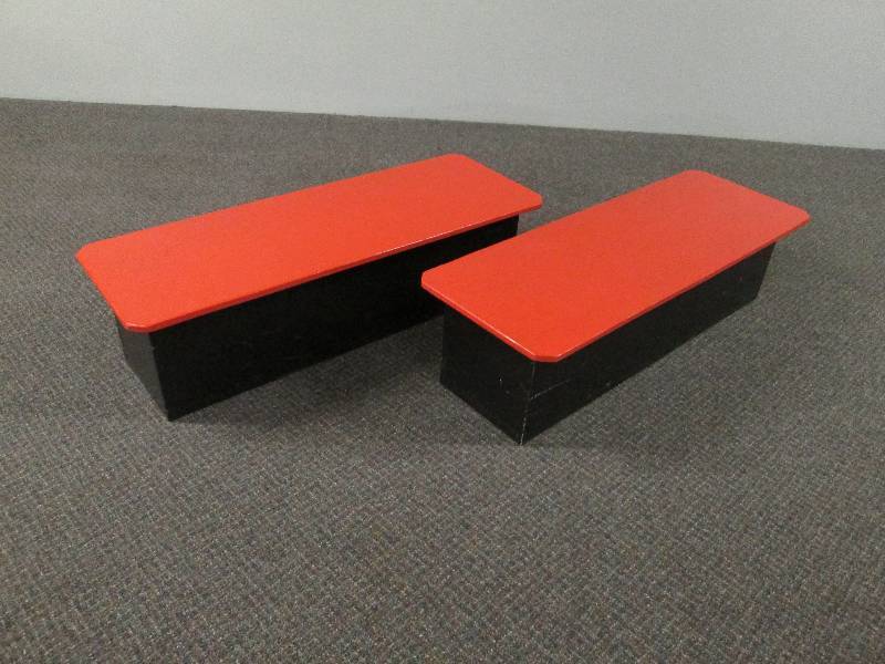 lot 126 image: Wood Tables - Benches
