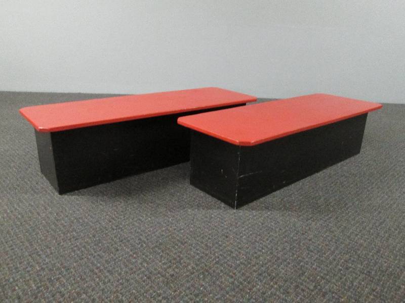 lot 127 image: Wood Tables - Benches