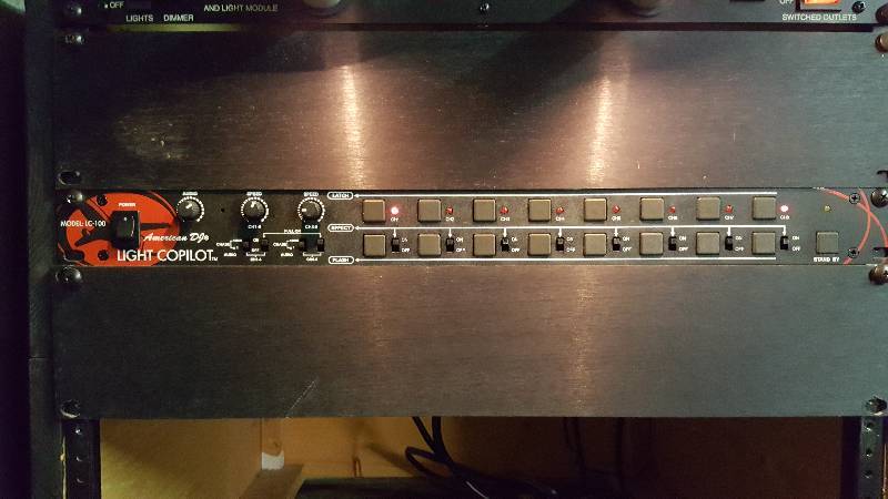 lot 5 image: American DJ Light Copilot LC-100  (3) American DJ Light Copilor LC-8SP Switches