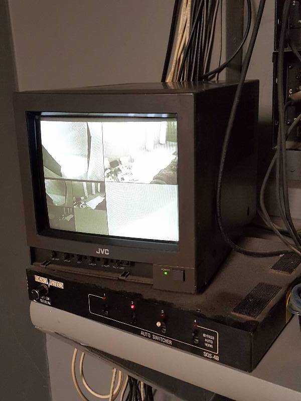 lot 37 image: ProVideo SQS-4B Security System  JVC Commercial Security Monitor