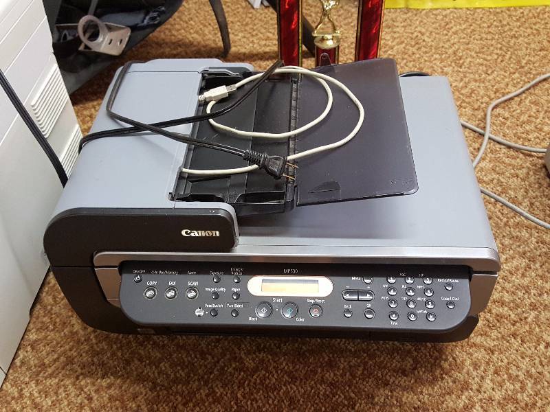 lot 50 image: Canon Pixma MP530 Office All-In-One Inkjet Photo Printer