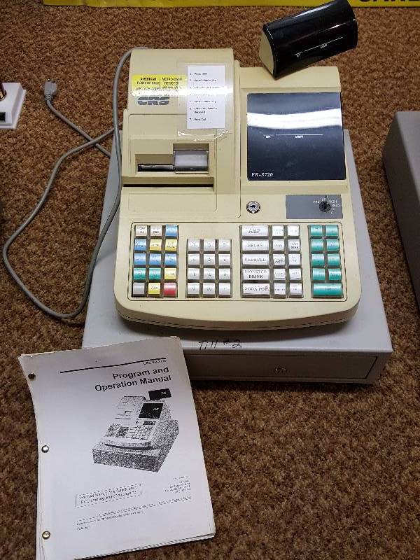 lot 176 image: CRS ER 3720 Cash Register