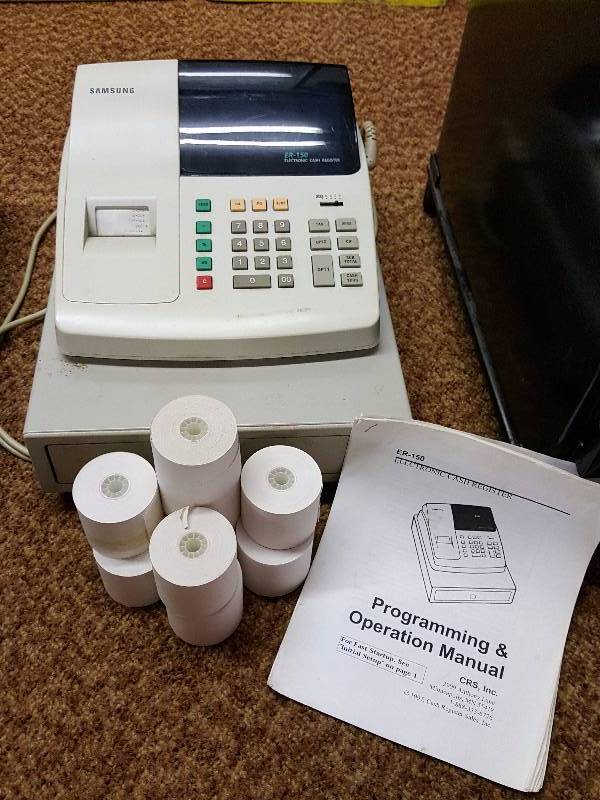 lot 178 image: Samsung ER 150 Cash Register