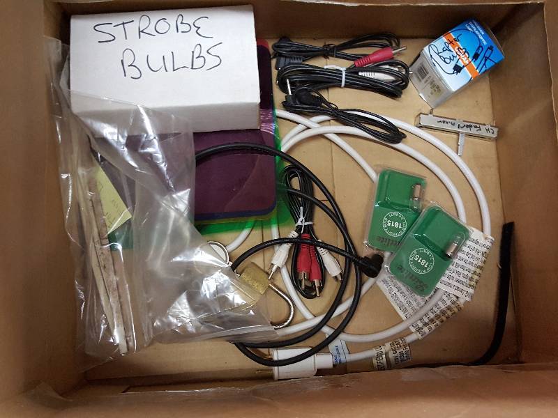 lot 180 image: Misc Box - Bulbs, Gels, Etc.