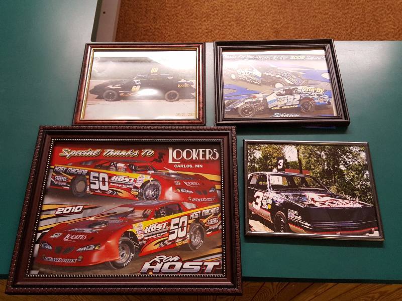 lot 199 image: (4) Lookers Race Car Advertising Prints