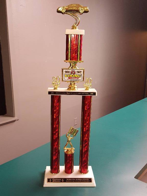 lot 200 image: Vikings Speedway Feature Winner Trophy