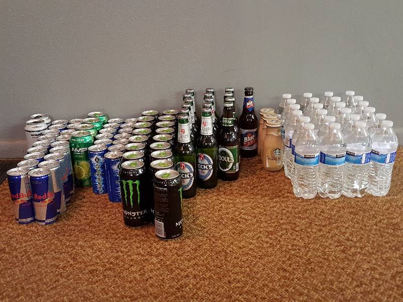 lot 247 image: Energy Drink & Beverages