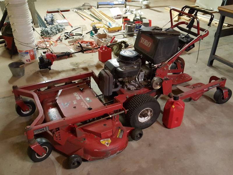 lot 248 image: Toro Proline SFS 44 Walk Behind Lawn Mower