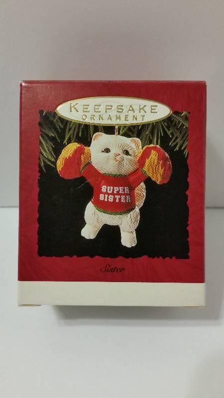 lot 46 image: Hallmark Keepsake Ornament - Super Sister 1993 Edition In Original Box
