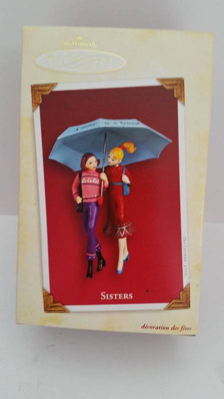 lot 68 image: Hallmark Keepsake Ornament - Sisters 2006 Edition in Original Box