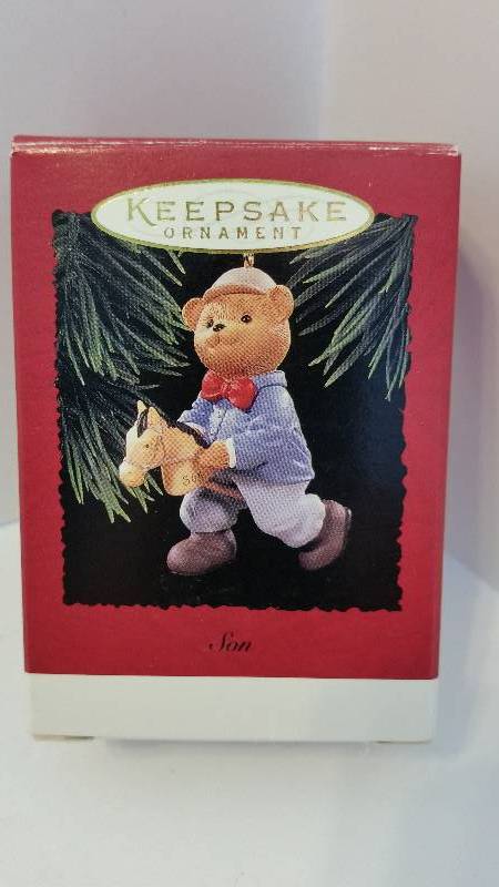 lot 77 image: Hallmark Keepsake Ornament - Son 1996 Edition New in Original Box