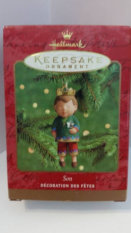 lot 78 image: Hallmark Keepsake Ornament - Son 2000 Edition New in Original Box