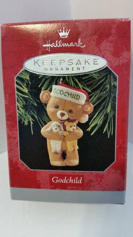 lot 91 image: Hallmark Keepsake Ornament - Godchild 1998 Edition In Original Box