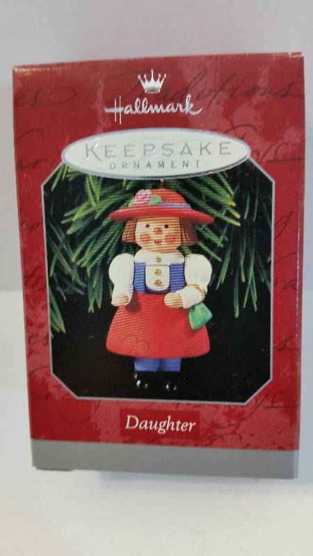 lot 99 image: Hallmark Keepsake Ornament - Daughter 1998 Silver Anniversary Edition In Original Box