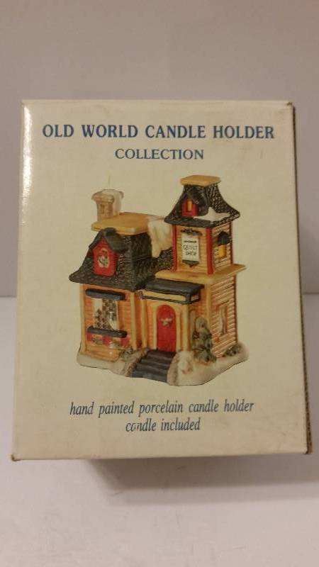 lot 62 image: Old World Candle Holder Collection - Quilt Shop In Original Box