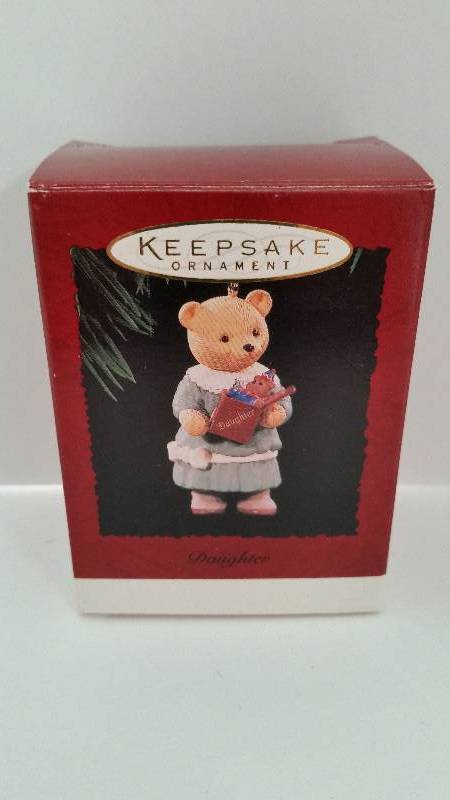 lot 102 image: Hallmark Keepsake Ornament Daughter 1996 Edition in Original Box