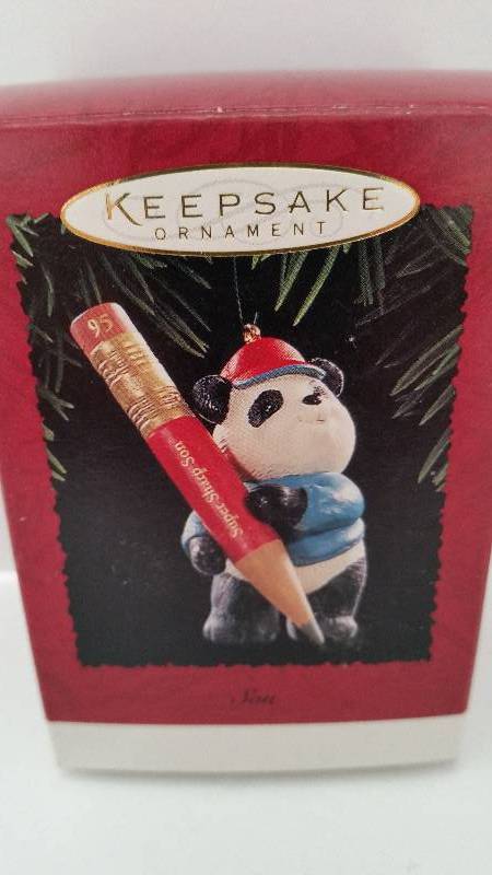 lot 103 image: Hallmark Keepsake Ornament Son 1995 Edition in Original Box