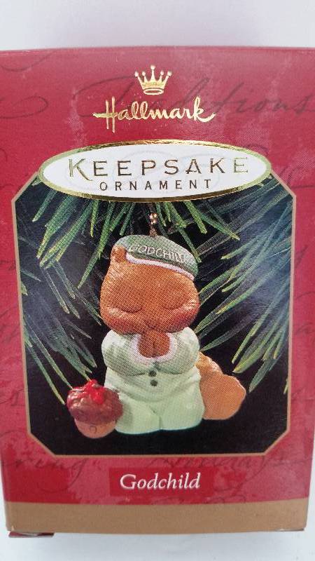 lot 113 image: Hallmark Keepsake Ornament - Godchild 1997 Edition In Original Box