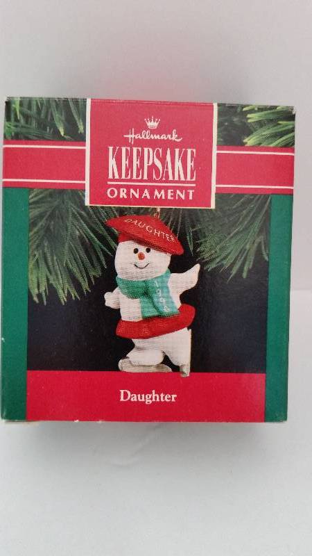 lot 114 image: Hallmark Keepsake Ornament - Daughter 1990 Edition In Original Box