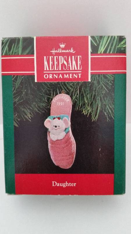 lot 116 image: Hallmark Keepsake Ornament - Daughter 1991 Edition In Original Box
