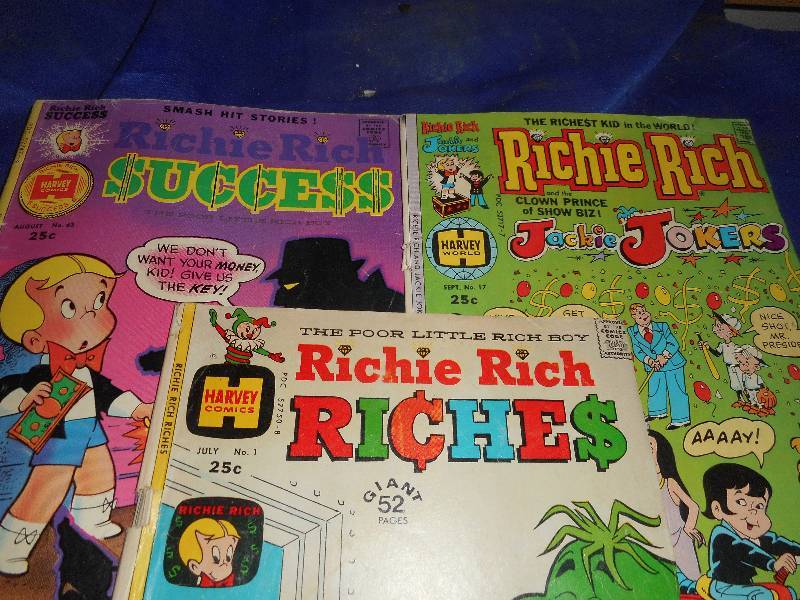 3 1972 RICHY RICH COMICS