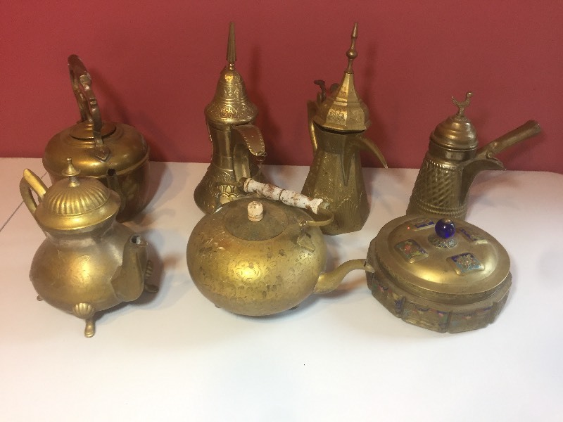 7 Brass items