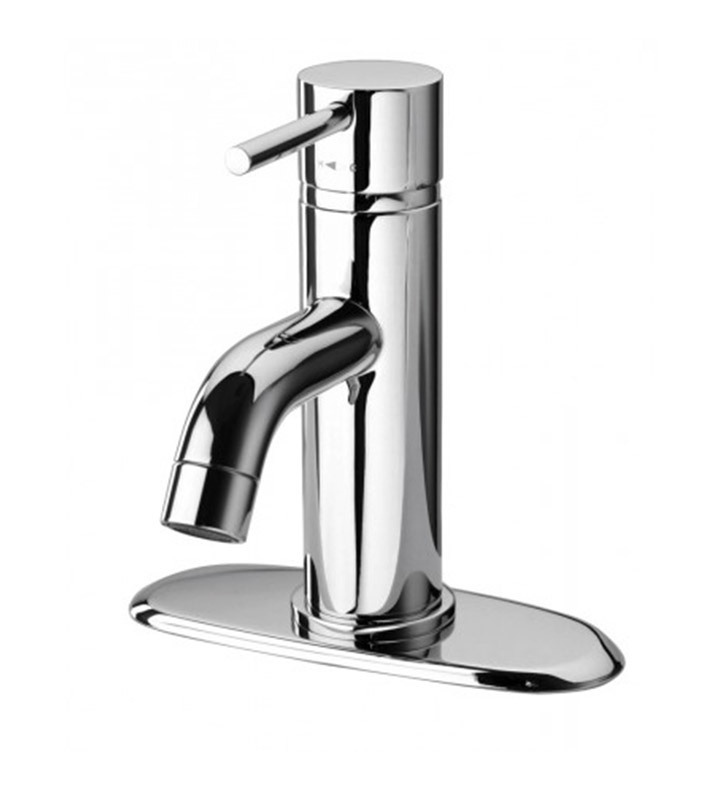 SINGLE HANDLE LAVATORY FAUCET, ELBA COLLECTION, CHROME FINISH