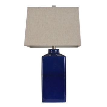 Latitude Run 26.5 H Table Lamp with Rectangular Shade  never used stock and actual pictures used
