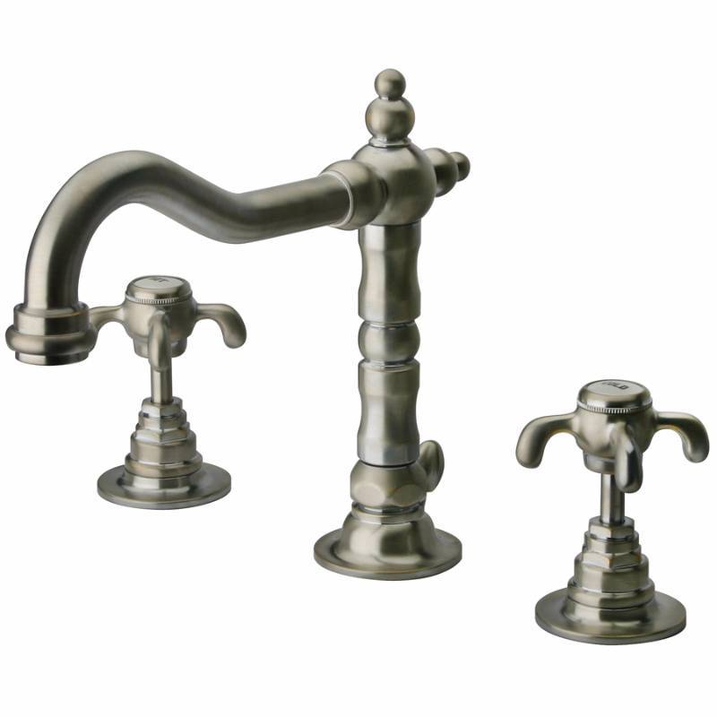 LaToscana Ornellaia Brushed Nickel 2-Handle Widespread WaterSense Bathroom Faucet never used