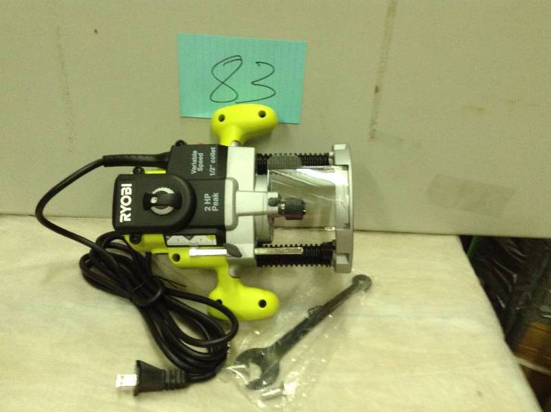 Ryobi RE180PL1G 2 HP 10 Amp Plunge Router  never used