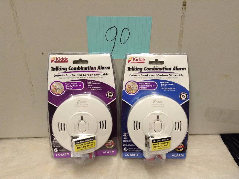 Lot of 2 Talking Combination Alarm Never Used