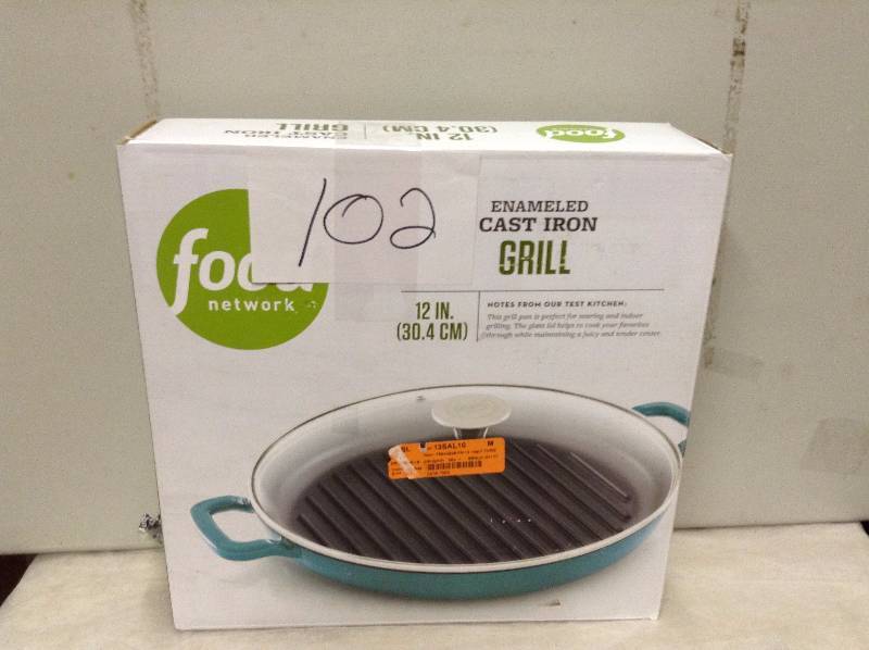 Enamel Cast Iron Grill no Cover never used