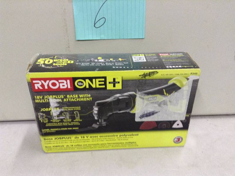 Ryobi One  18V Jobplus base with mulyi tool attachment Tool Only