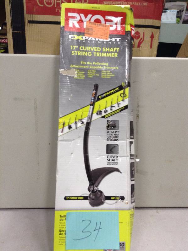 Ryobi Expand-it 17 Curved Shaft String Trimmer