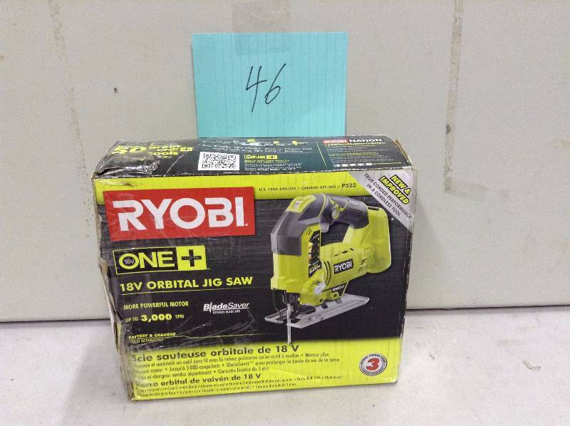 Ryobi One 18V Orbital Jig Saw open box not used