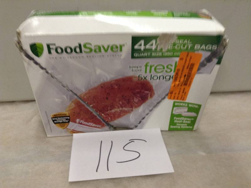 Box of Food Saver bags- Open Box - bags never used