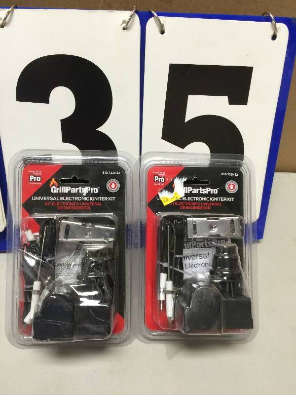 Set of 2 Grill Parts Pro Universal Electronic Igniter Kit 812-7220-S2 New