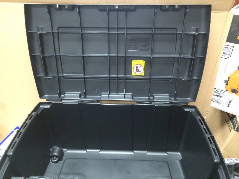Sterilite Footlocker Storage Box New Dimensions 13.875 in. H x 17.625 in. W x 31.25 in. D