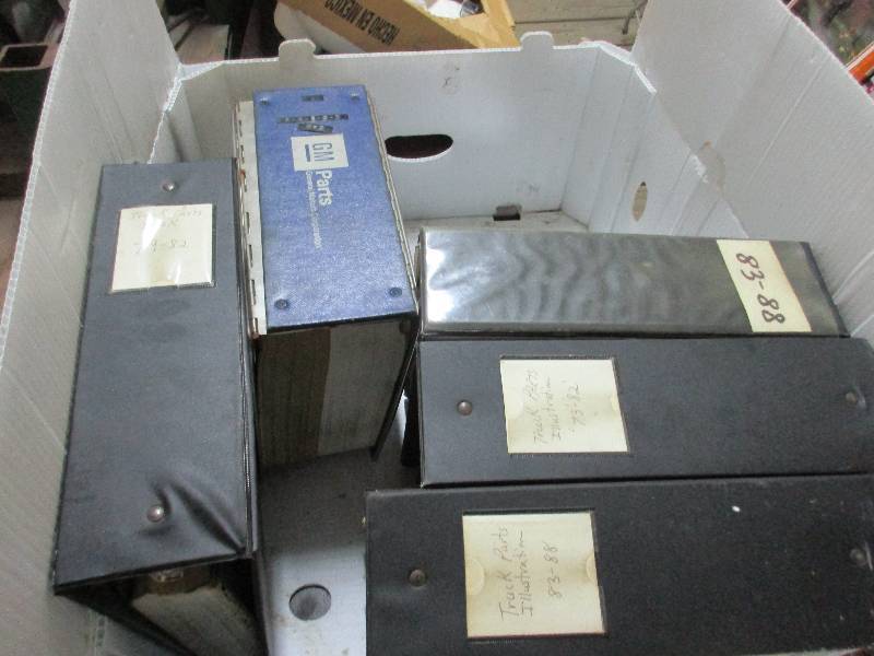 lot 37 image: GM Parts catalogs