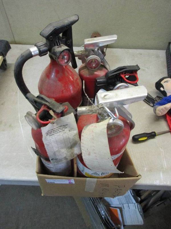 lot 46 image: 5 fire extinguishers