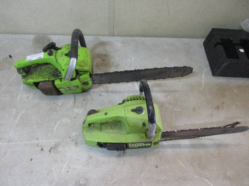 lot 108 image: 3 chain saws one for parts not pictured