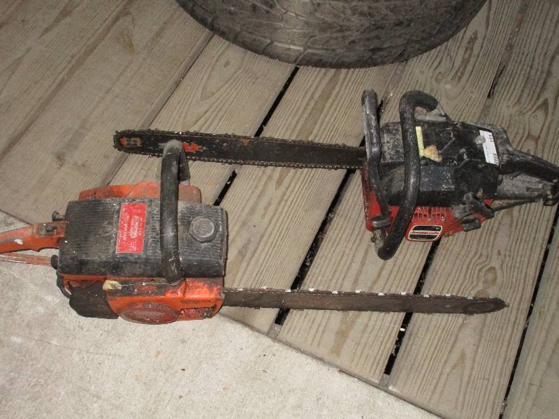 lot 111 image: 2 chain saws