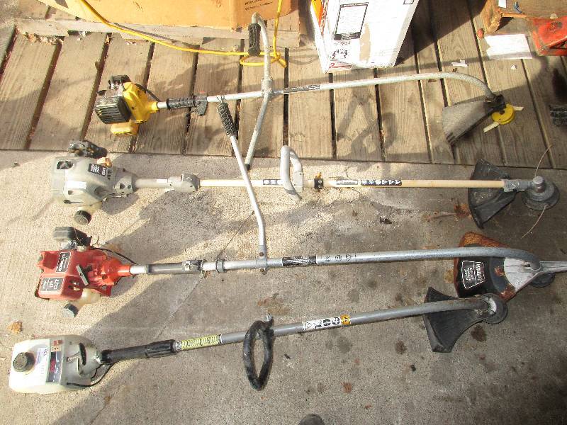 lot 136 image: 4 weed whippers ryobihome-litezip start plusedger beaver