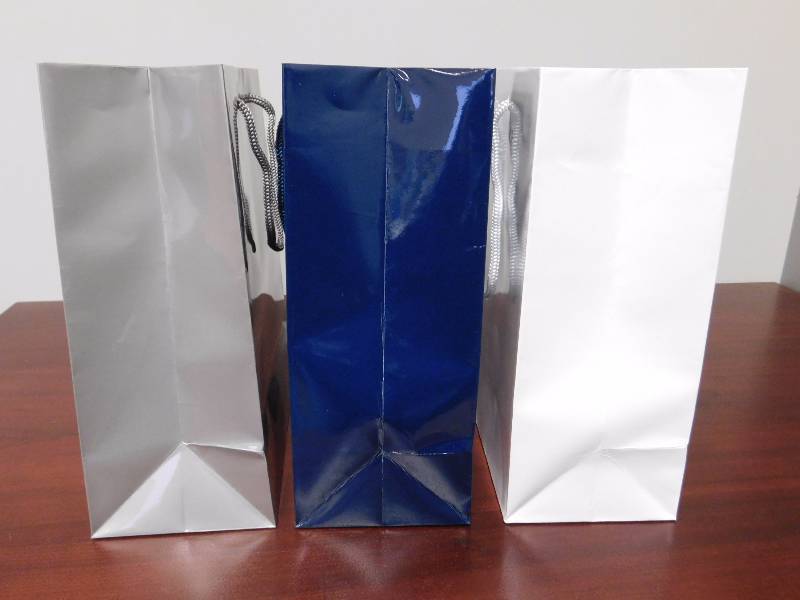 Glossy 8 x 4 x 10 shopping Bags