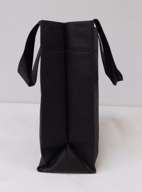 Black Reusable Value Totes - 8 x 4 x 10