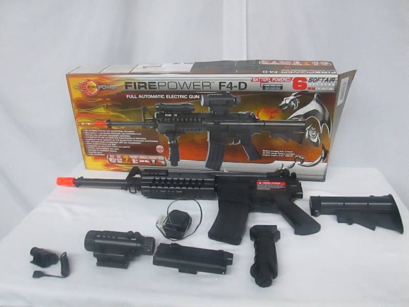 lot 21 image: Firepower F4-D M4 Electric Airsoft Rifle