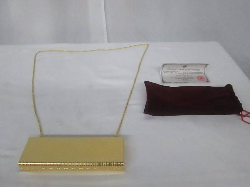 lot 55 image: Minaudier Gold Purse